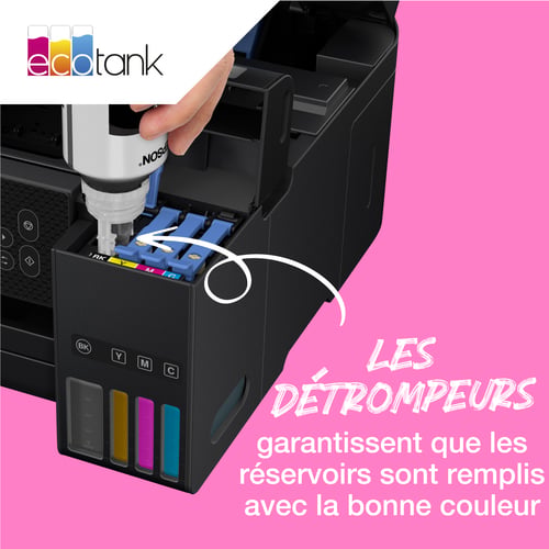 102 EcoTank 4-colour Multipack pour imprimante Jet d'encre Epson - 5