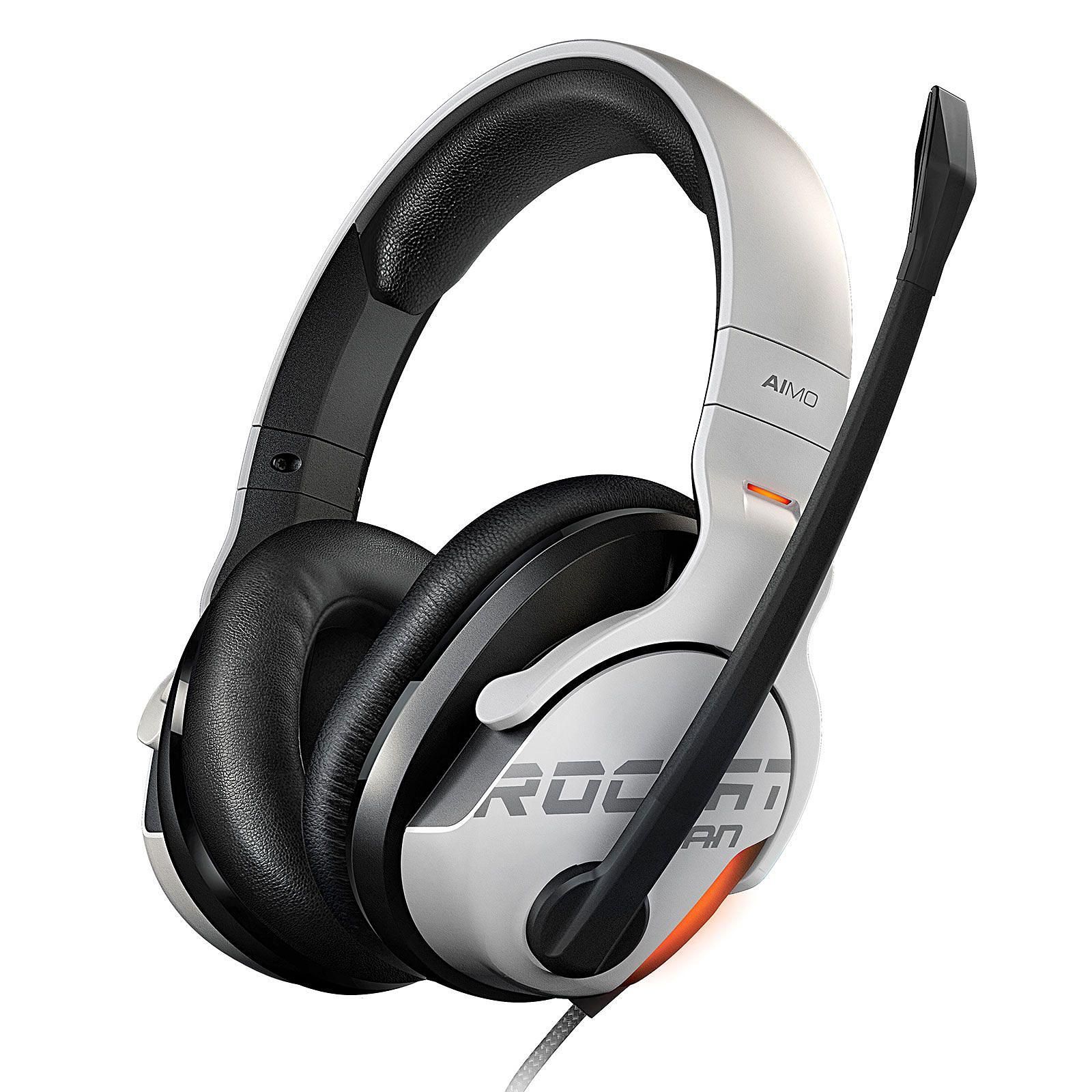 Roccat KHAN AIMO Blanc 7.1 Surround RGB - Micro-casque - 0