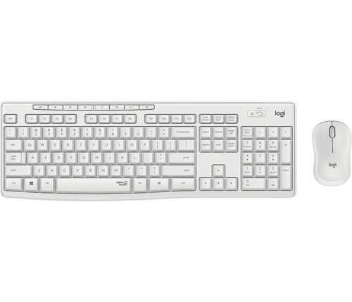 MK295 Silent Wireless Combo Blanc - Achat / Vente sur grosbill.com - 0