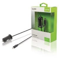 Grosbill Chargeur voiture Micro USB -  Noir (CH-008BL) - Achat / Vente Chargeur sur grosbill.com - 0