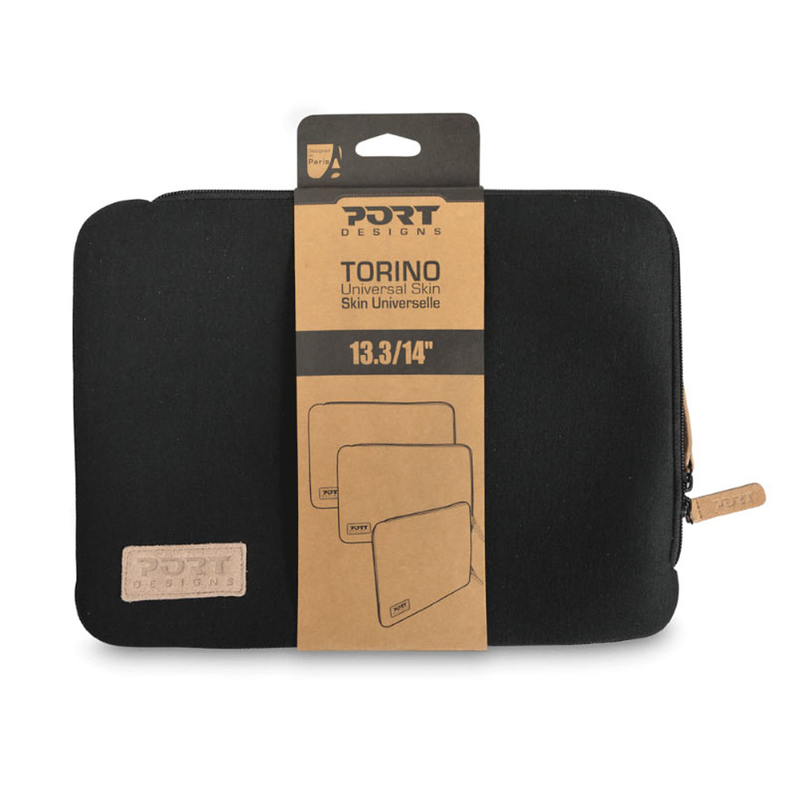 Torino Sleeve 13.3" Black Port - Sac et sacoche - grosbill.com - 1