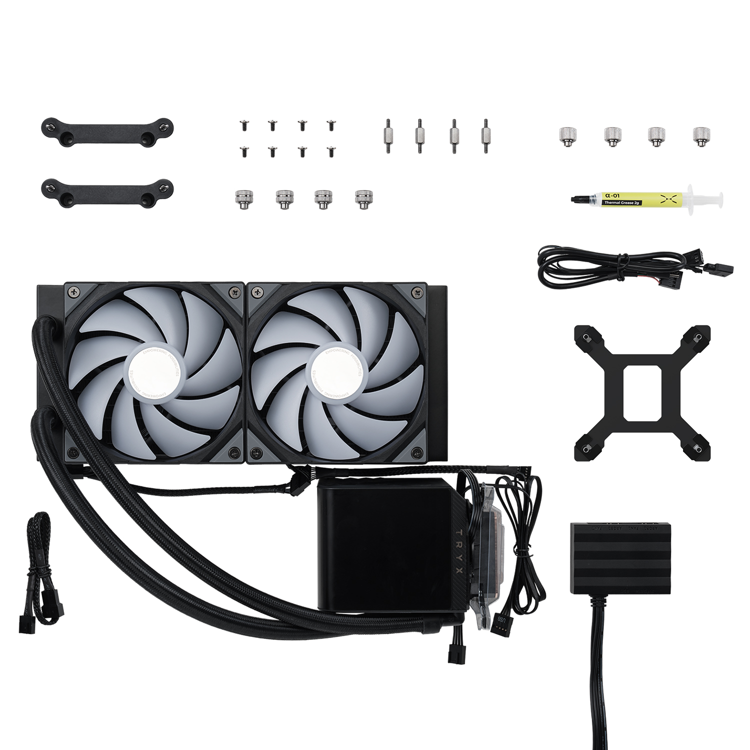 TRYX PANORAMA ARGB 240 - Noir - Watercooling TRYX - grosbill.com - 4