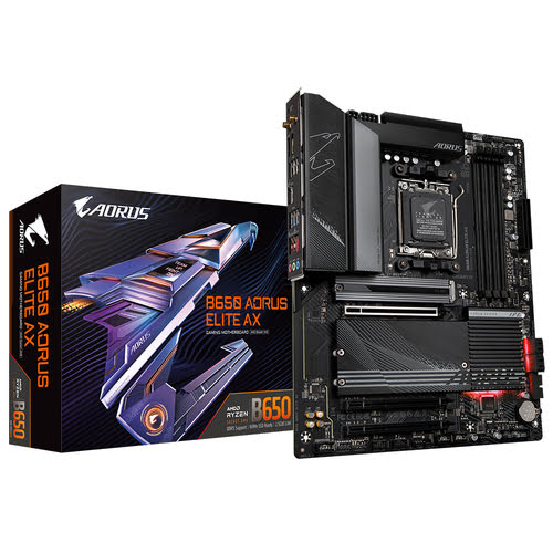 Grosbill Carte mère Gigabyte B650 AORUS ELITE AX - B650/AM5/DDR5/ATX