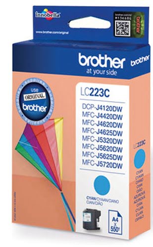 Brother - Cyan - LC223CBP - Achat / Vente Consommable imprimante sur grosbill.com - 0