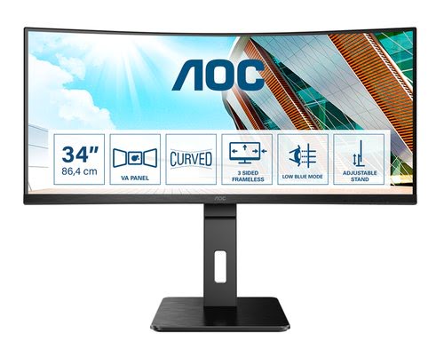 AOC P2 CU34P2A - 34/VA/1ms/UWQHD/HDMI/HP