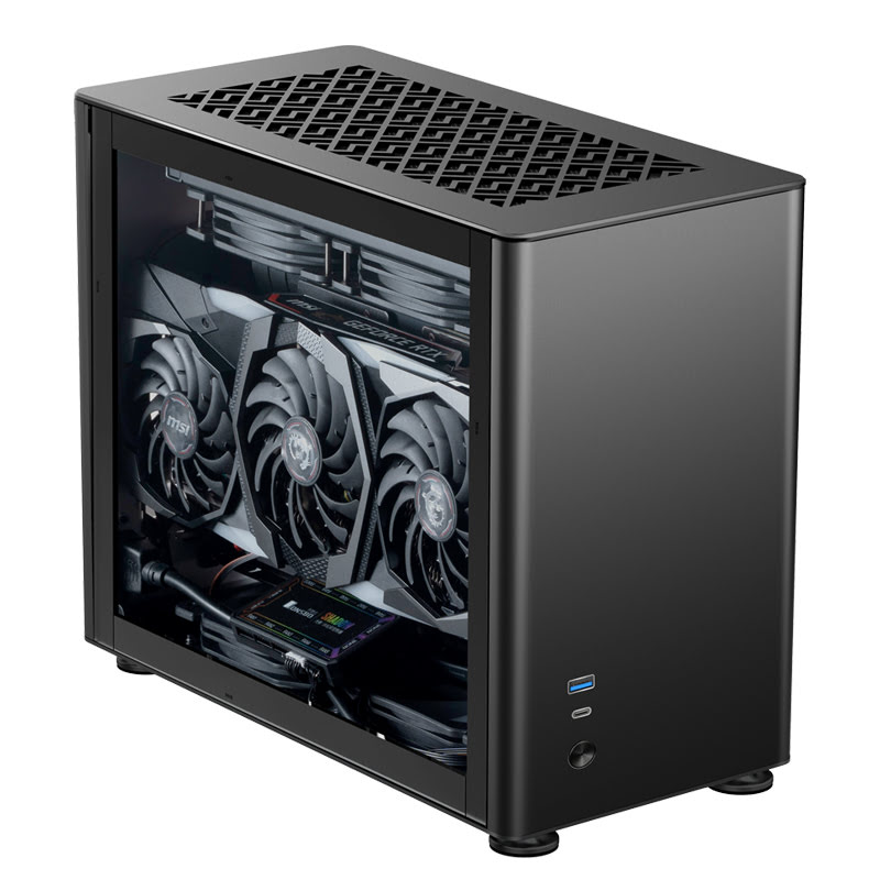 Jonsbo A4 Black Noir - Boîtier PC Jonsbo - grosbill.com - 2