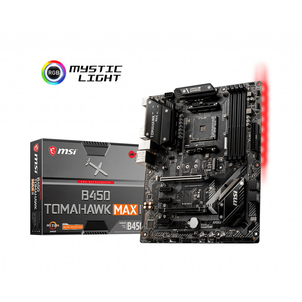 MSI B450 TOMAHAWK MAX II ATX  - Carte mère MSI - grosbill.com - 0