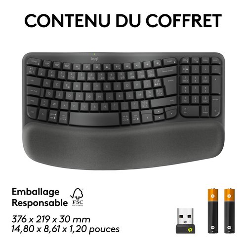 WAVE KEYS FOR BUSINESS-GRAPHITE - Achat / Vente sur grosbill.com - 7