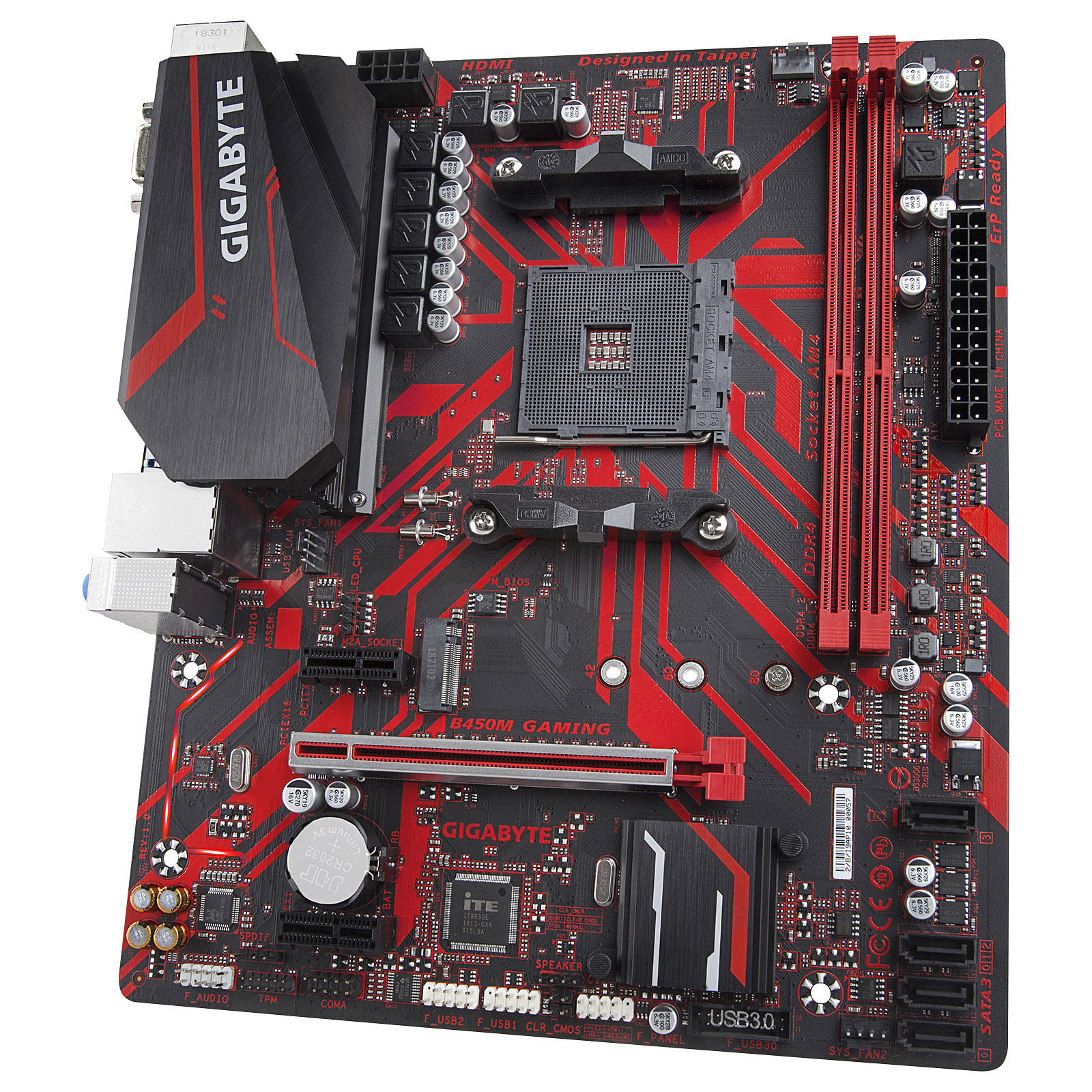 Gigabyte B450M GAMING MicroATX Carte mère Gigabyte