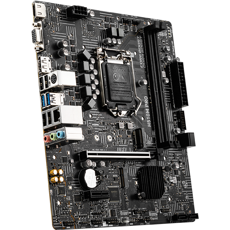 MSI H510M PRO Micro-ATX  - Carte mère MSI - grosbill.com - 1