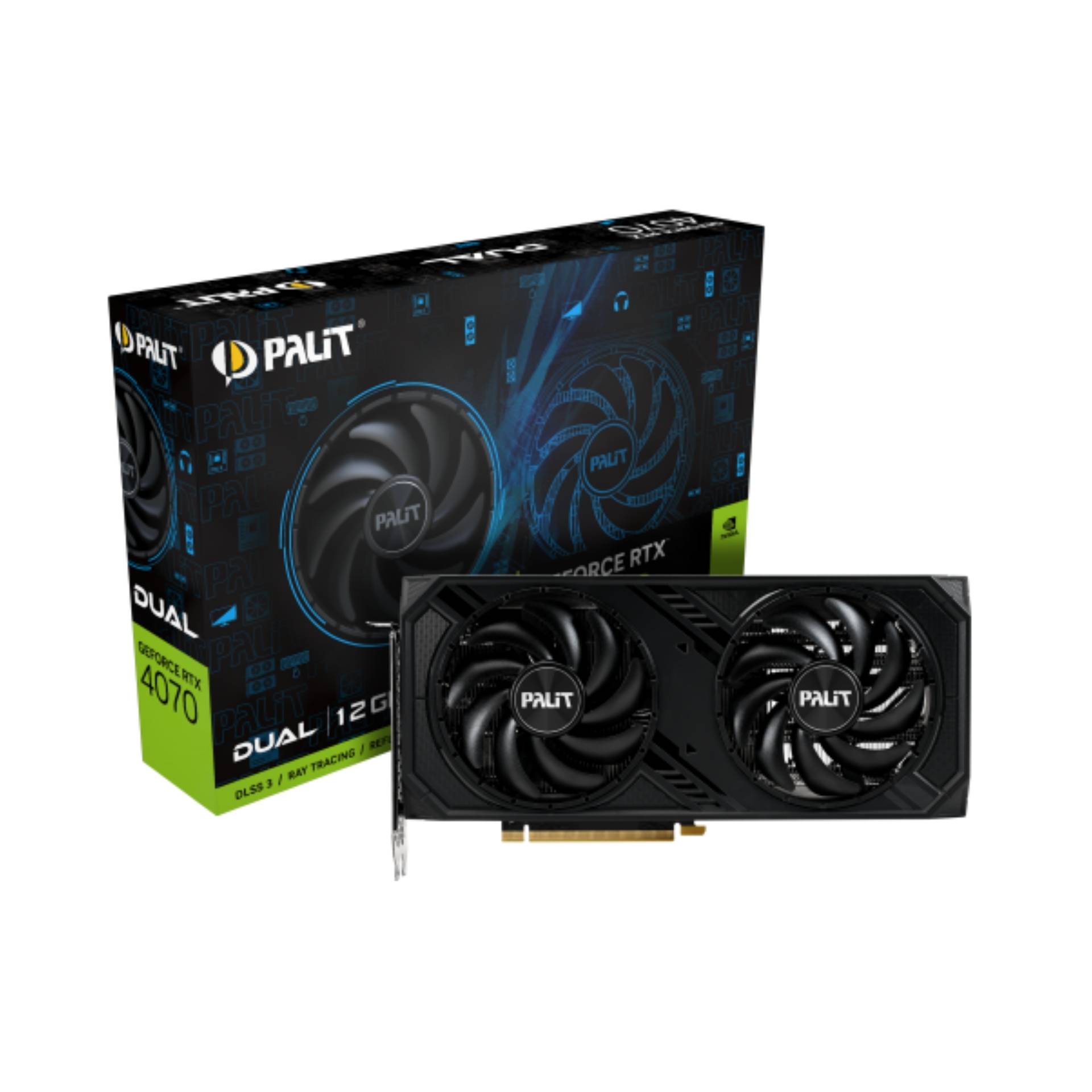 Palit RTX 4070 Dual 12GB GDDR6X - DLSS3-Seconde Vie-Très Bon Etat (NED4070019K9-1047D-TBE) - Achat / Vente Composant sur grosbill.com - 0