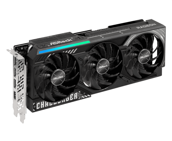 ASRock AMD Radeon RX 9070 XT Challenger 16Go - Carte graphique - 2