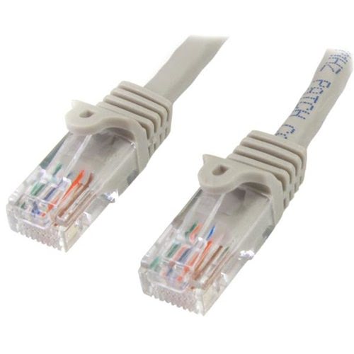 StarTech 0.5m Gray Snagless Cat5e Patch Cable