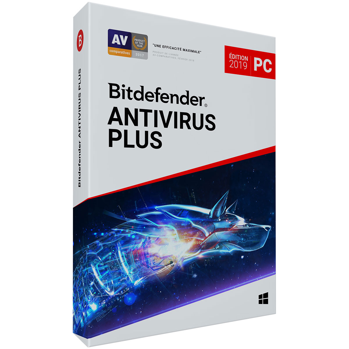 Bitdefender Antivirus Plus 2019 - 1 An / 1 PC - Logiciel sécurité - 0