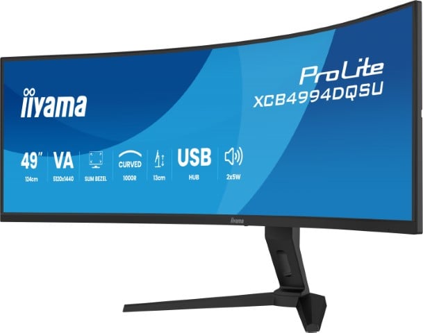 Iiyama 49 pouces  XCB4994DQSU-B1 - Ecran PC Iiyama - grosbill.com - 2