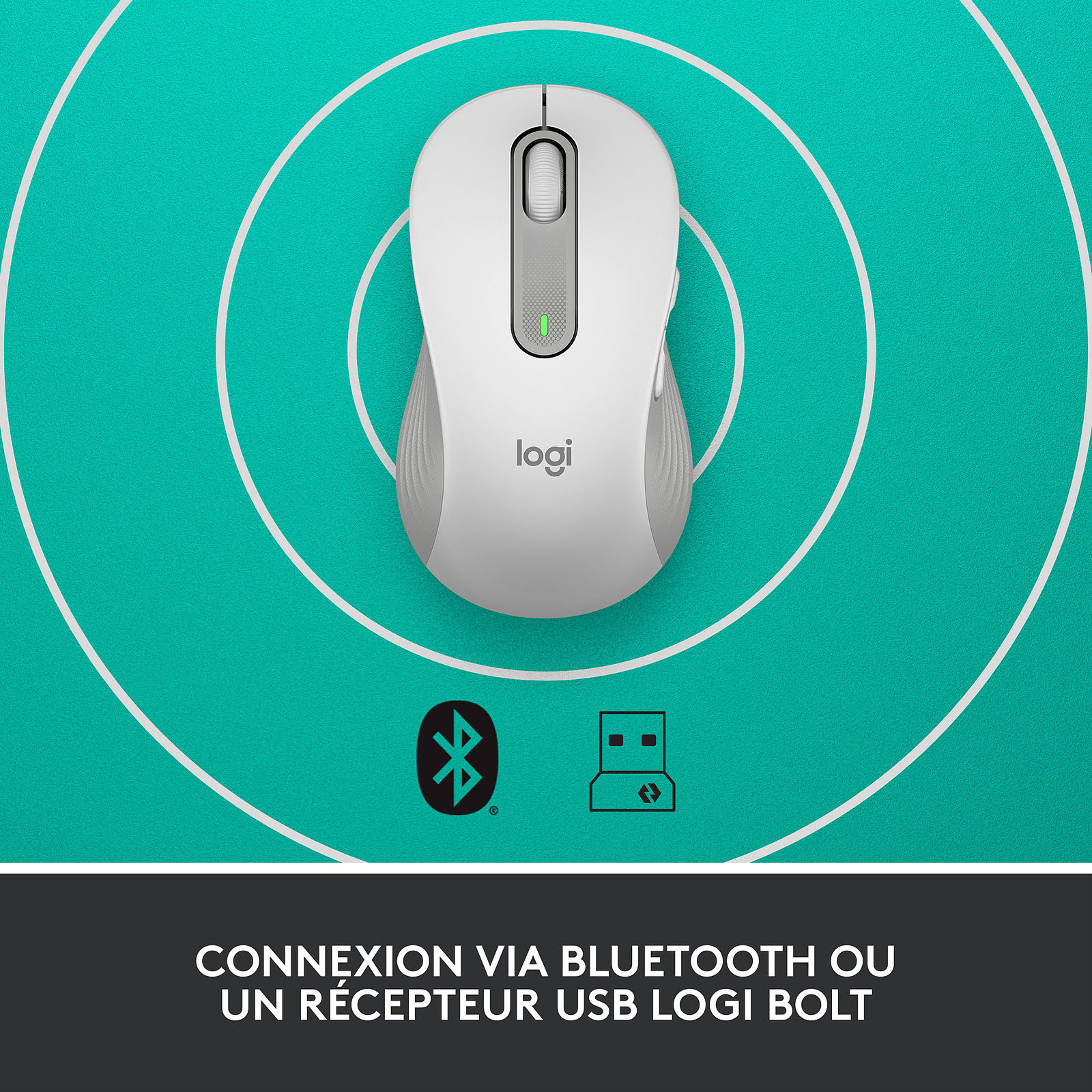 Logitech M650 Signature L Gaucher Bluetooth - Souris PC Logitech