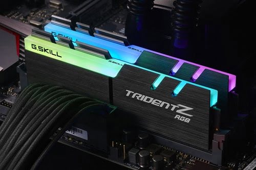 G.Skill Trident Z RGB fÃ¼r AMD, DDR4-3200, CL16 - 32 GB Dual-Kit, schwarz - Achat / Vente sur grosbill.com - 4
