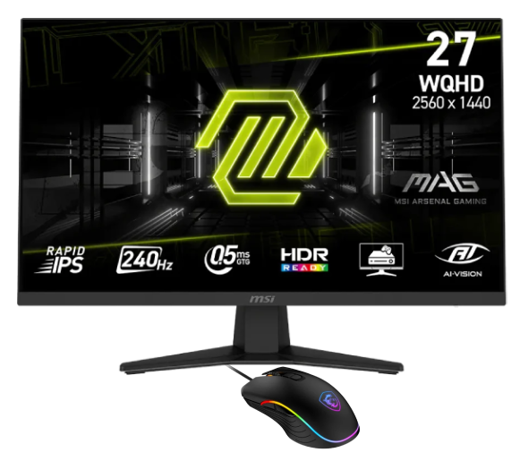 MSI 27 pouces  9S6-3CE41H-051 + S12-0402300-HH9 - Ecran PC MSI - 0