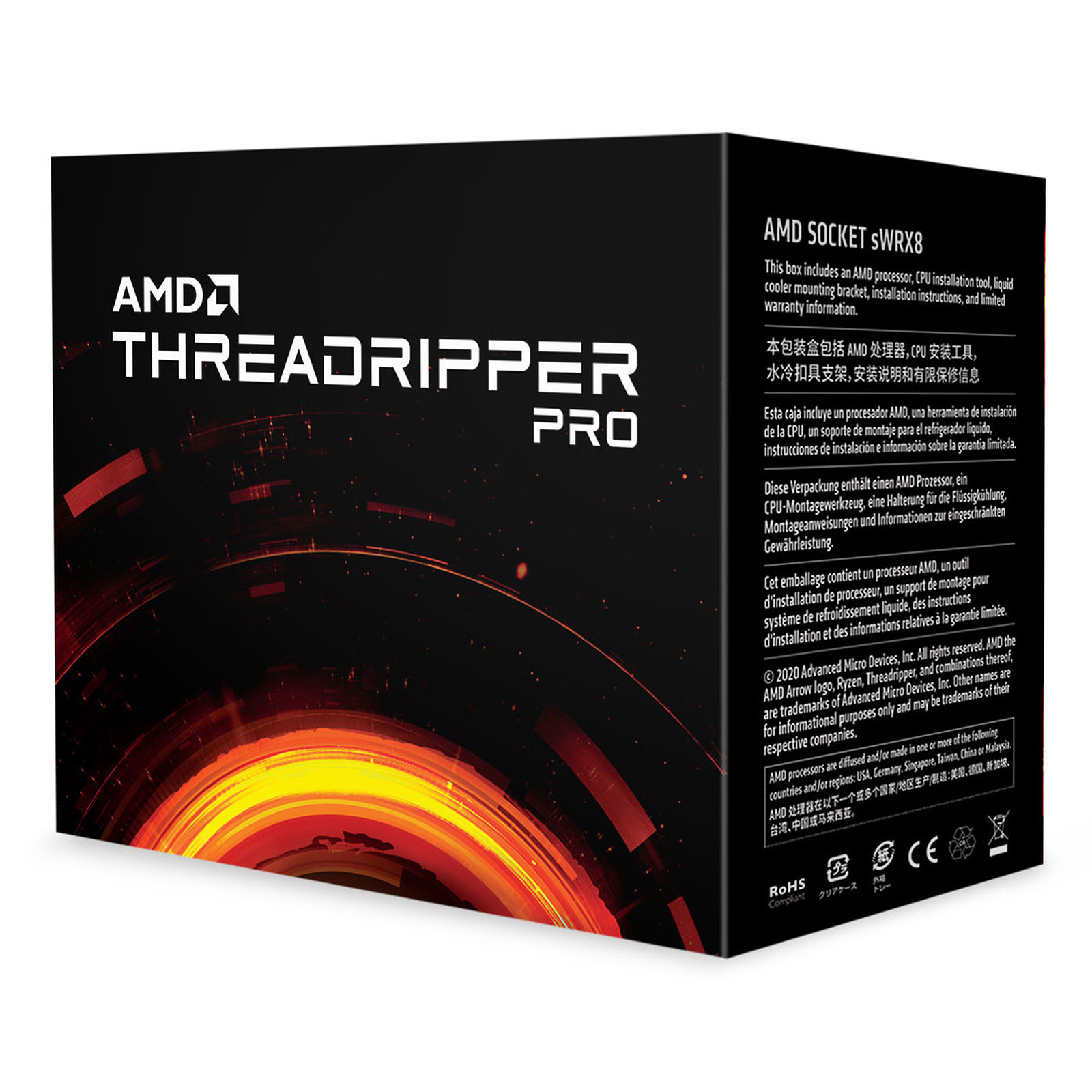 AMD Threadripper 3995WX - 2.7GHz - Processeur AMD - grosbill.com - 2