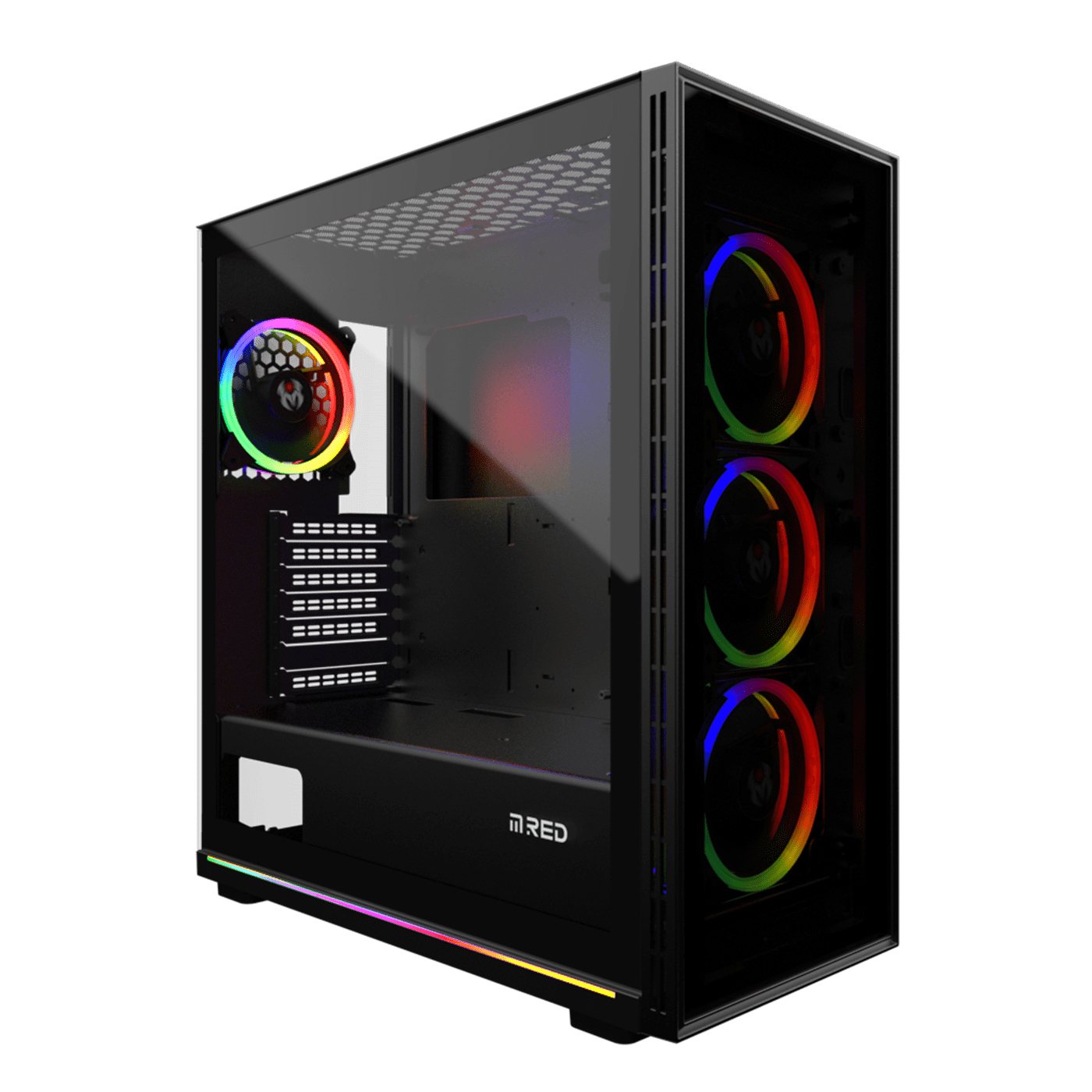 M.RED ARGB Noir - Boîtier PC M.RED - grosbill.com - 0