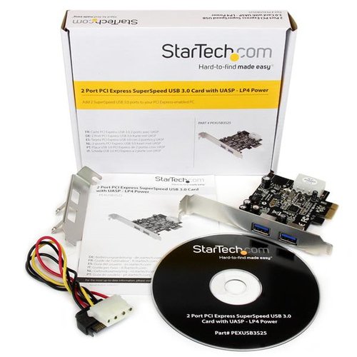  PCI-Express 1x avec 2 ports USB 3.0  - Achat / Vente sur grosbill.com - 4