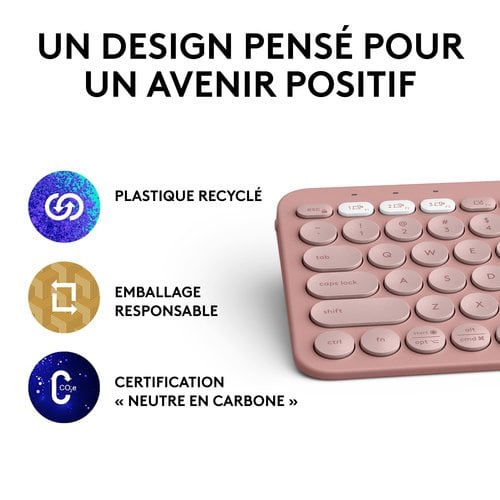PEBBLE KEYS 2 K380S TONAL ROSE - Achat / Vente sur grosbill.com - 17