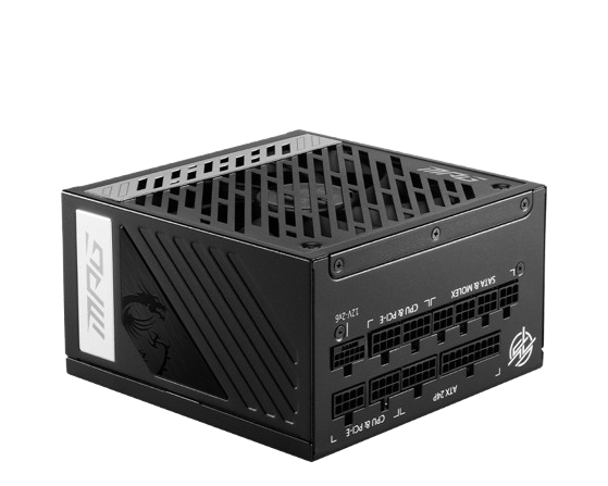 MSI MAG PANO M100R PZ Noir + MPG A1000GS PCIE5 Noir Noir - Boîtier PC - 9