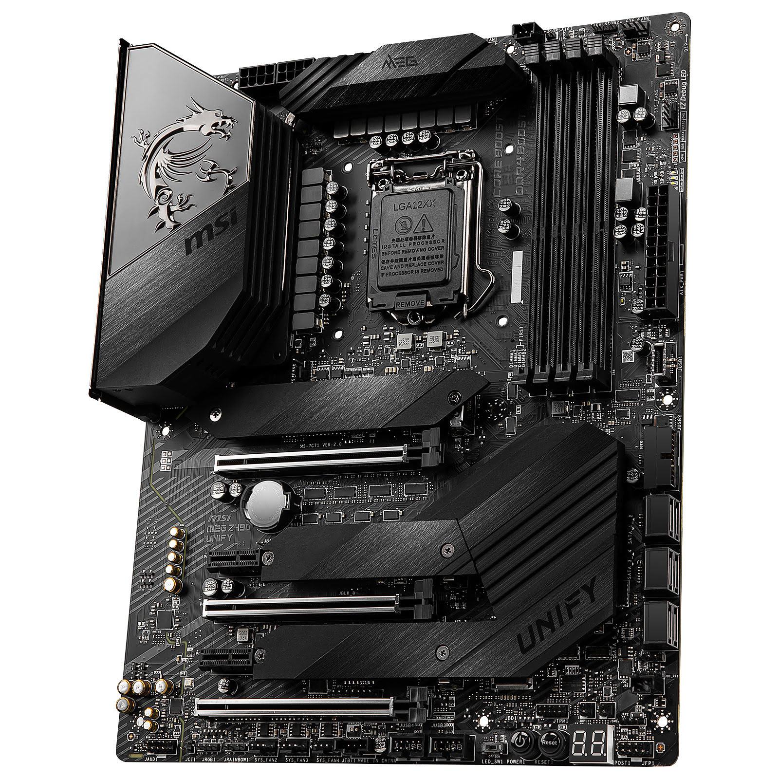 MSI MEG Z490 UNIFY ATX  - Carte mère MSI - grosbill.com - 2