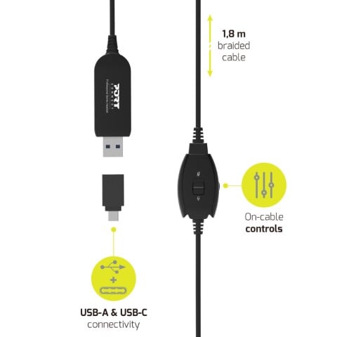 Port Comfort Office   - Micro-casque - grosbill.com - 6
