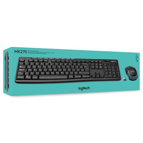Wireless Combo MK270 Ensemble sans fil fiable Noir - Achat / Vente sur grosbill.com - 7
