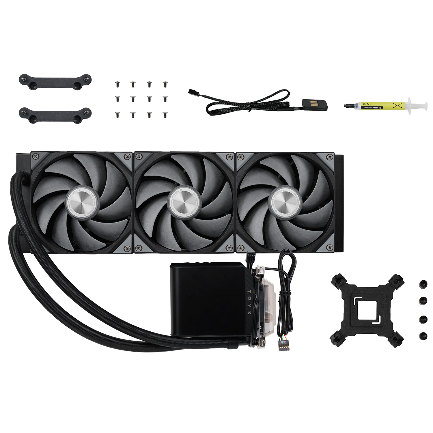 TRYX Panorama 360 AiO - 360mm - Noir - Watercooling TRYX - 4