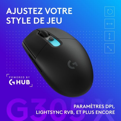 G305 X SUPERLIGHT - Achat / Vente sur grosbill.com - 8