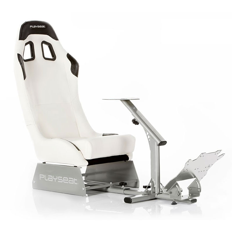 Playseat Evolution White (siège + support volant) Blanc - Siège PC Gamer - 0
