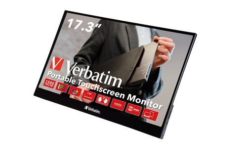 Verbatim PMT-17 Portable Touchscreen Monitor 17.3