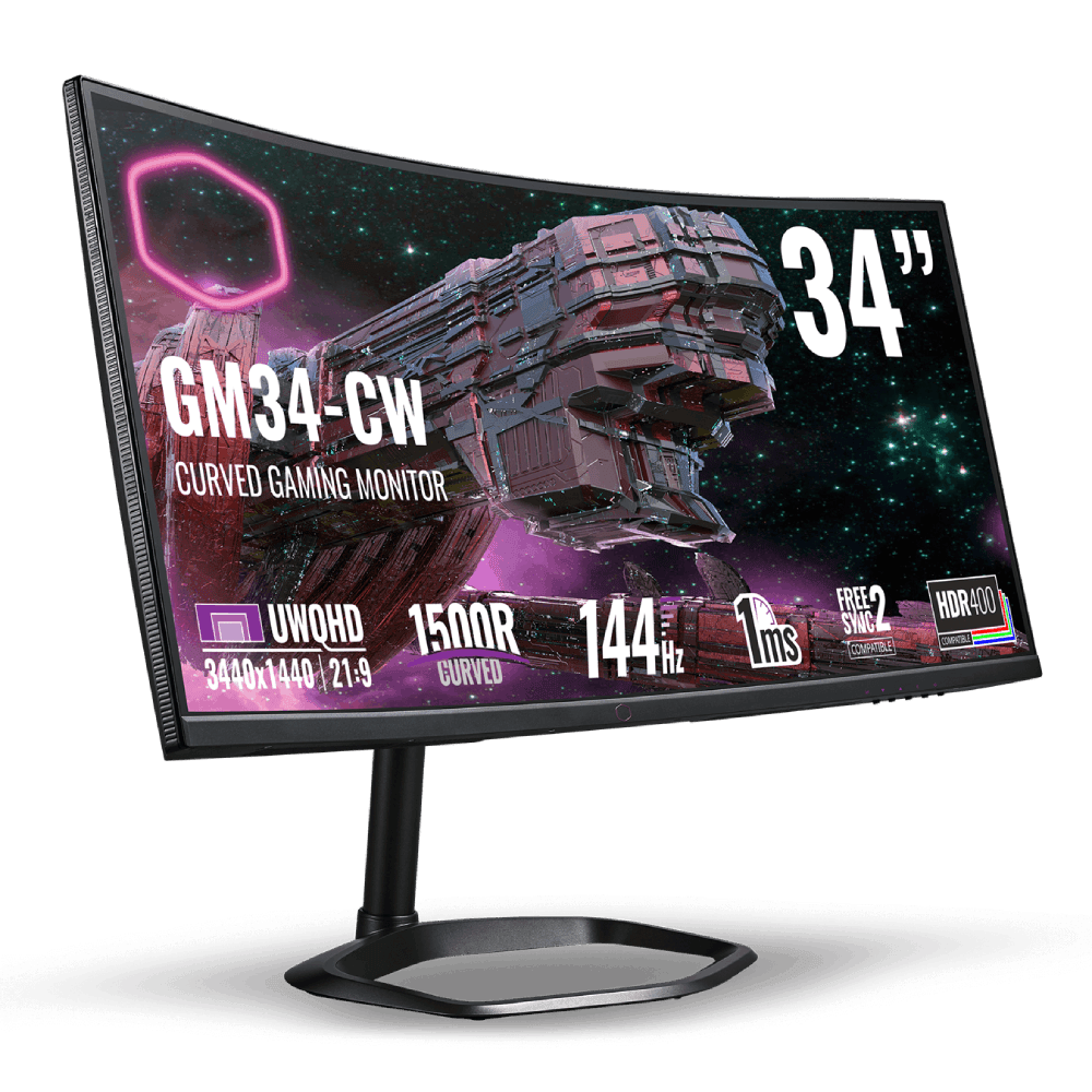 Cooler Master 34"  CMI-GM34-CW2-EU - Ecran PC Cooler Master - 6