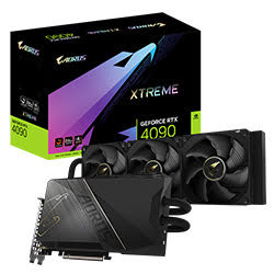 image produit Gigabyte AORUS GeForce RTX 4090 XTREME WATERFORCE 24G Grosbill