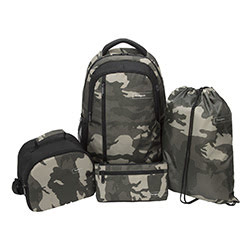 Grosbill Sac et sacoche Targus TSB96305EU Sport Green Camo Backpack Bundle