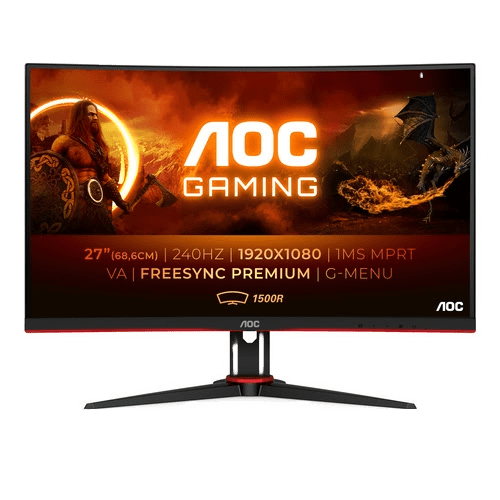 AOC 27 pouces  C27G2ZE/BK - Ecran PC AOC - grosbill.com - 0