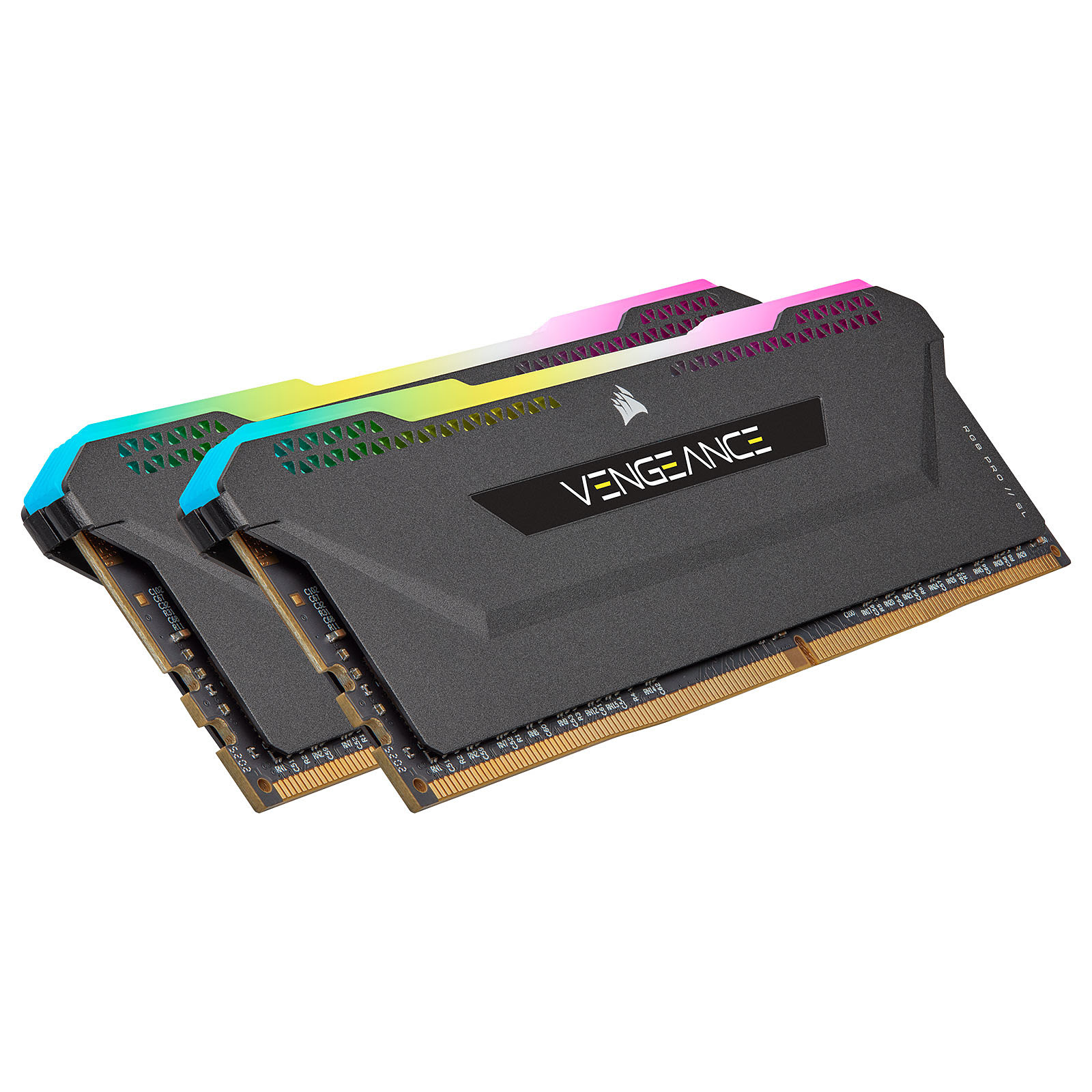 image produit Corsair VENGEANCE RGB PRO SL (2x8Go) DDR4 3600MHz Grosbill