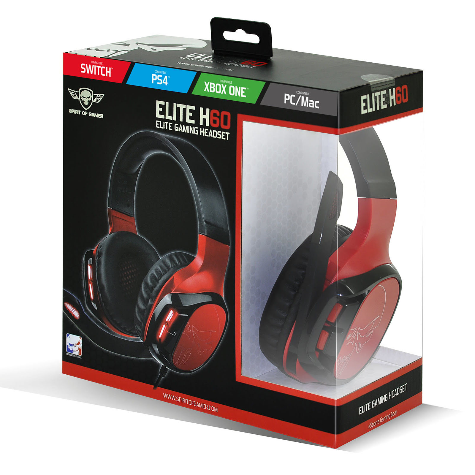 Spirit Of Gamer Elite H60 Stereo Noir - Micro-casque - grosbill.com - 5