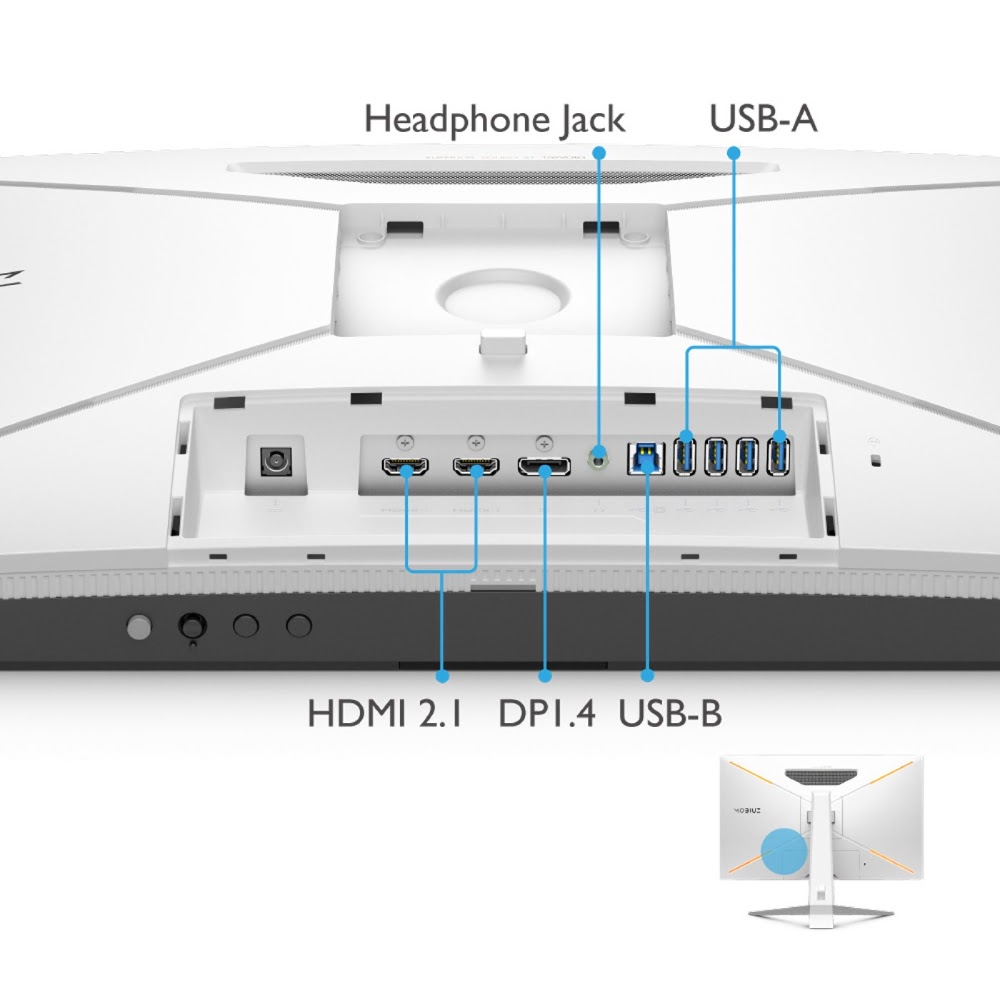 BenQ 27 pouces  9H.LKTLA.TBE - Ecran PC BenQ - grosbill.com - 6