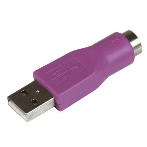 StarTech Adaptateur PS/2 vers USB - Adaptateur de rechange pour clavier - PS2 (F) vers USB A (M) Vio