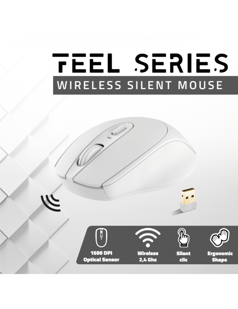 Advance Feel Wireless Blanche - Souris PC Advance - grosbill.com - 2