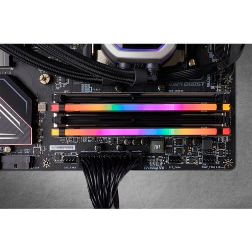 Corsair Vengeance RGB Pro schwarz, DDR4-2933, CL16 - 16 GB Dual-Kit - Achat / Vente sur grosbill.com - 4