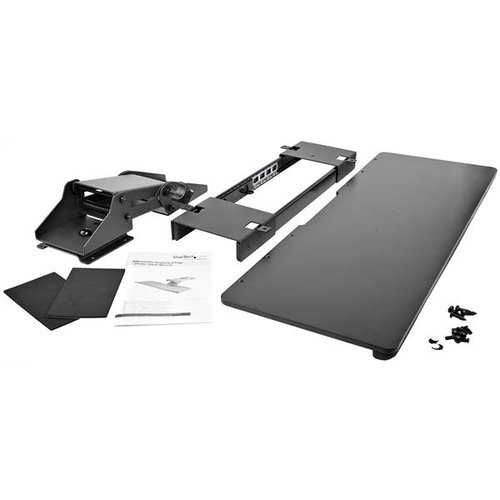 Support pour clavier informatique sous-bureau - Tiroir pour clavier adjustable Noir - Achat / Vente sur grosbill.com - 5