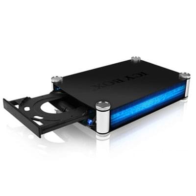 Icy Box USB3.0/eSATA pour ODD 5.25" SATA - Boîtier externe - 0