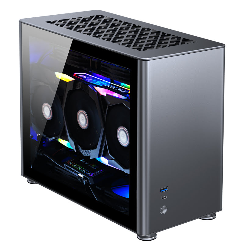 Jonsbo A4 Grey Gris - Boîtier PC Jonsbo - grosbill.com - 0