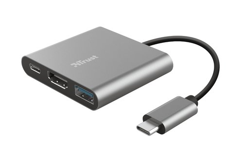 Adaptateur DALYX USB-C 3 en 1 - Accessoire PC portable Trust - 0