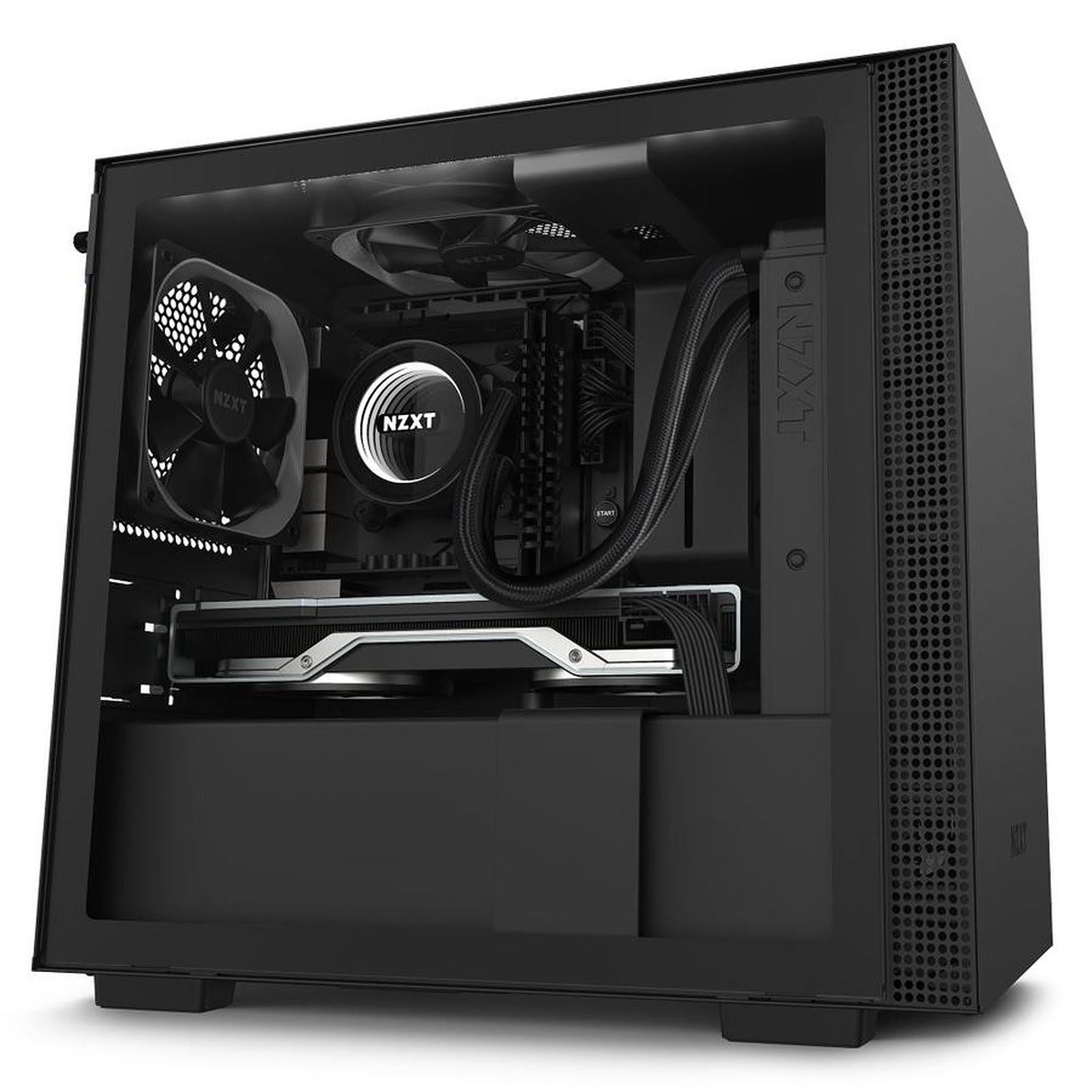 NZXT H210i Noir Noir - Boîtier PC NZXT - grosbill.com - 0