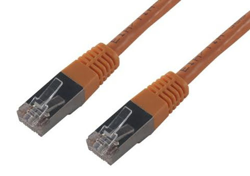 CAT 6 F/UTP Patch cable - 0.5m Orange - Achat / Vente sur grosbill.com - 0